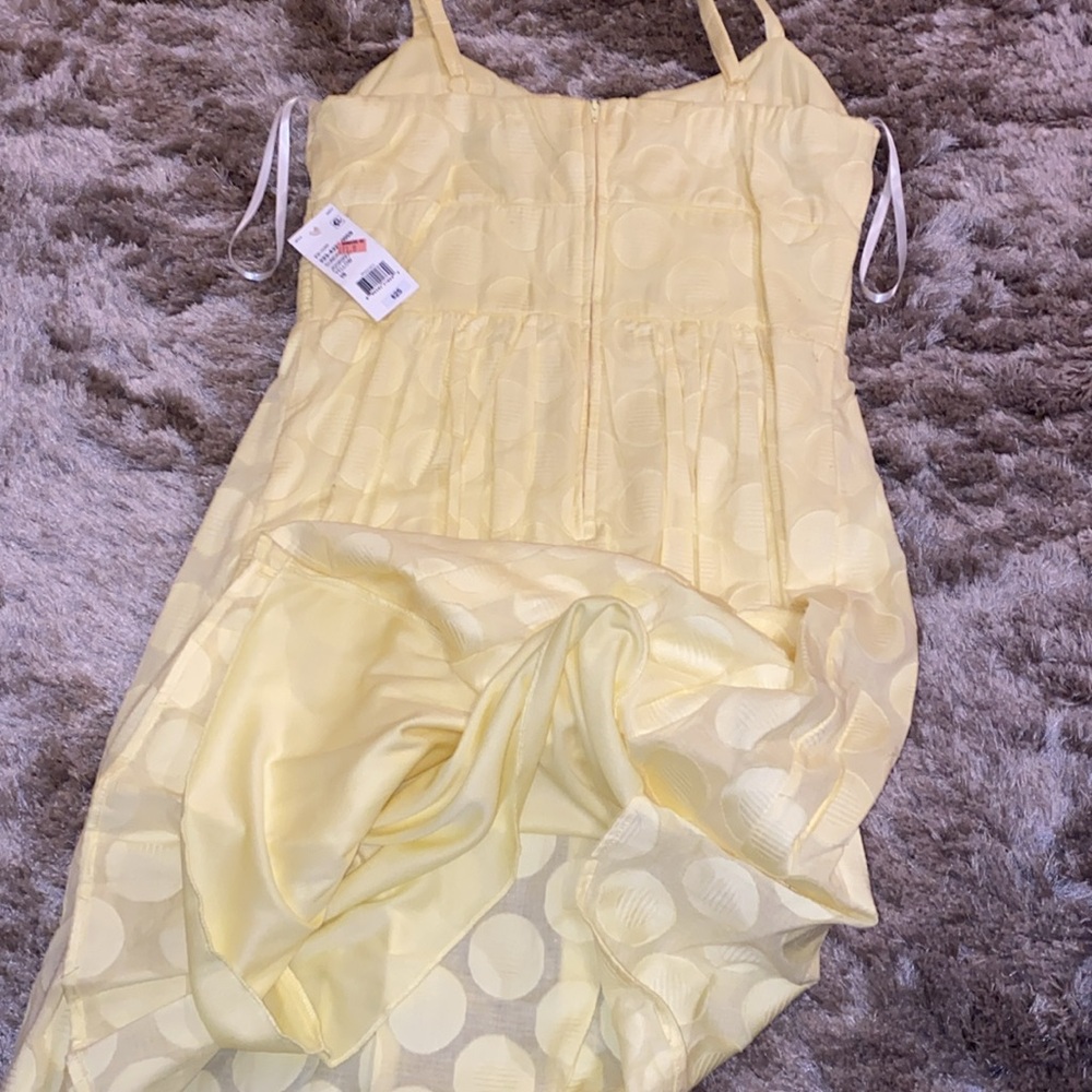 Sleeveless Yellow dress for junior - Picture 3 of 7